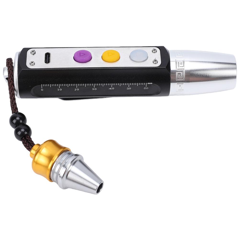 Jewelry Detector Lamp Rechargeable Dimmable Bright Gemstone Flashlight with 365nm Yellow White Light for Fluorescence