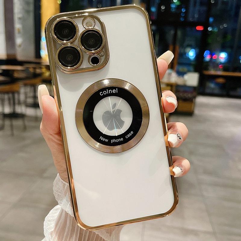 

Apple Magnetic Phone Case with Lens Film for iPhone 16 Pro Max, MagSafe Compatible Soft Shell. iPhone 13 Pro Max