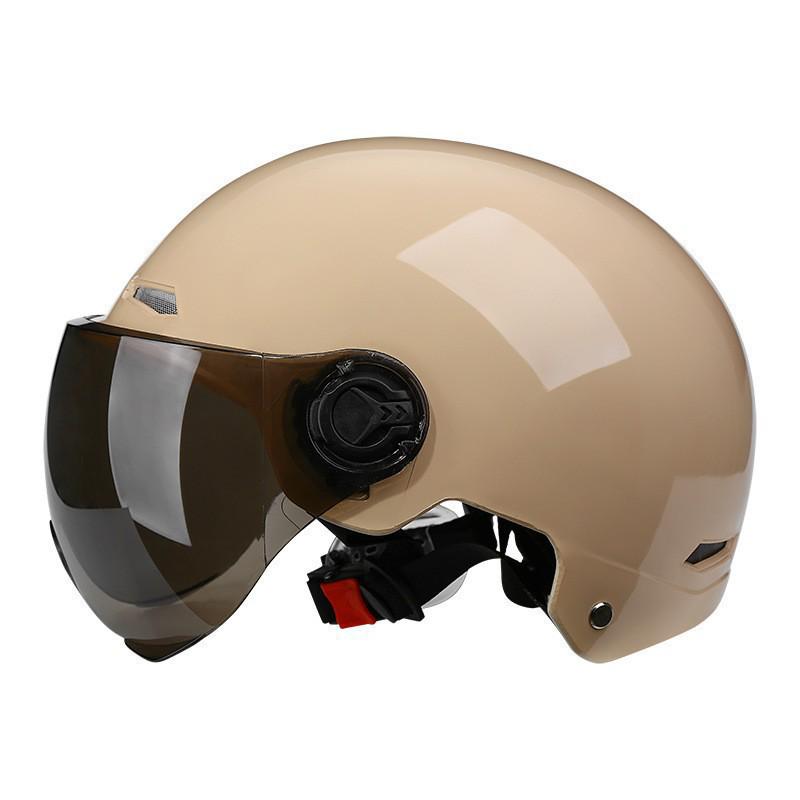 Universal Electric Vehicle Half Helmet for Men & Women - All-Season, Enterprise Standard, Free Home Shipping