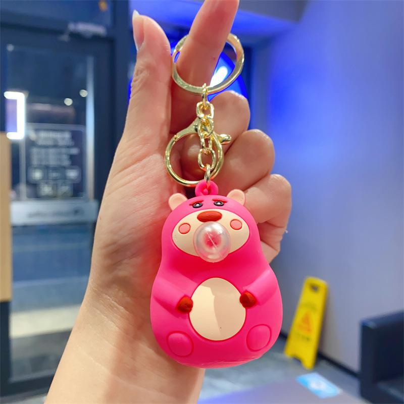 Creative Cartoon Kapibara Capybara Jun Keychain Doll Boys and Girls Cute Bag Pendant Small Gift