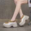 2529 thick-soled one-pedal lazy shoes for women's summer new hollowed-out small people with inner height increase and outer sandals