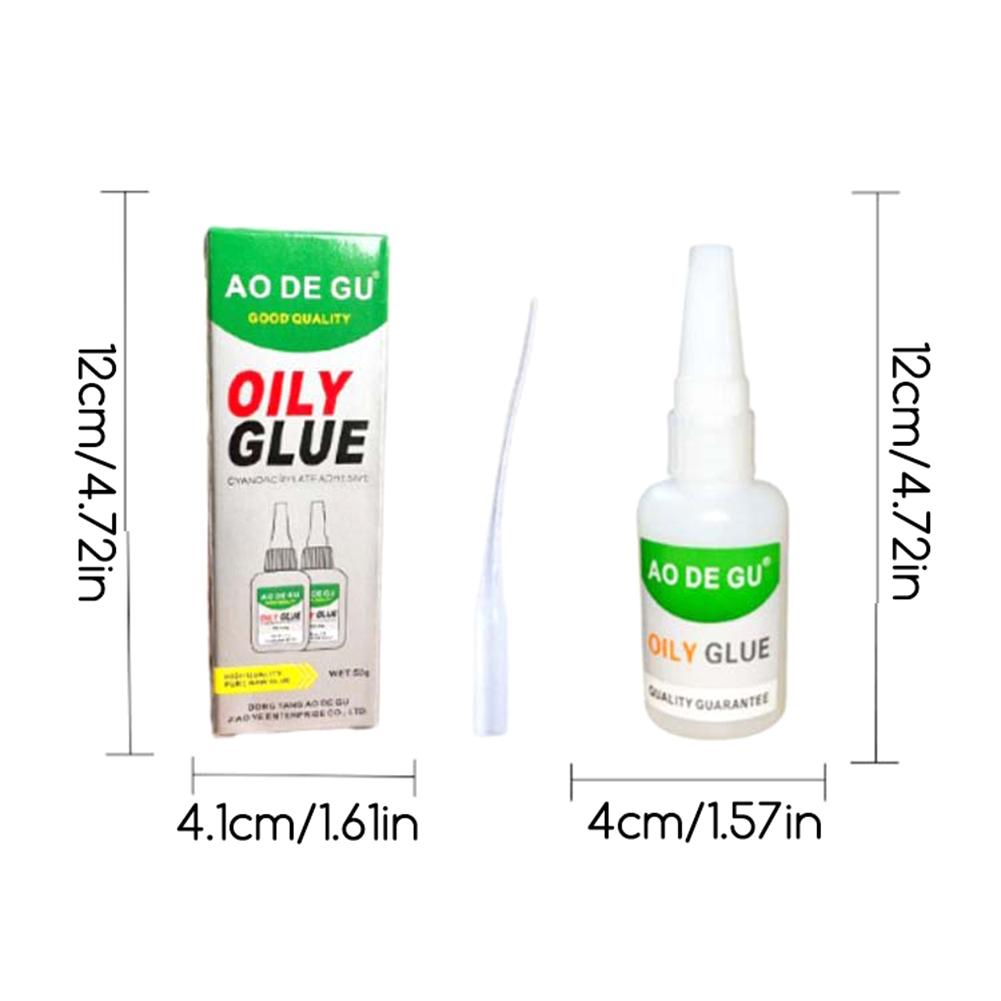 50g Pegamento Oleoso de Alta Resistencia para Soldadura, Pegamento Universal Impermeable Fuerte, Super-Pegamento Oleoso Transparente de Grado Profesional Para Resina Cerámica