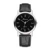 Premium Herren-Quarzuhr mit Lederarmband - High-End Cross-Border Design