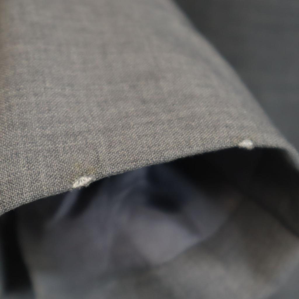 Burberrys 90s Old Skirt suit Setup 40 gray Sanyo Shokai Women Used