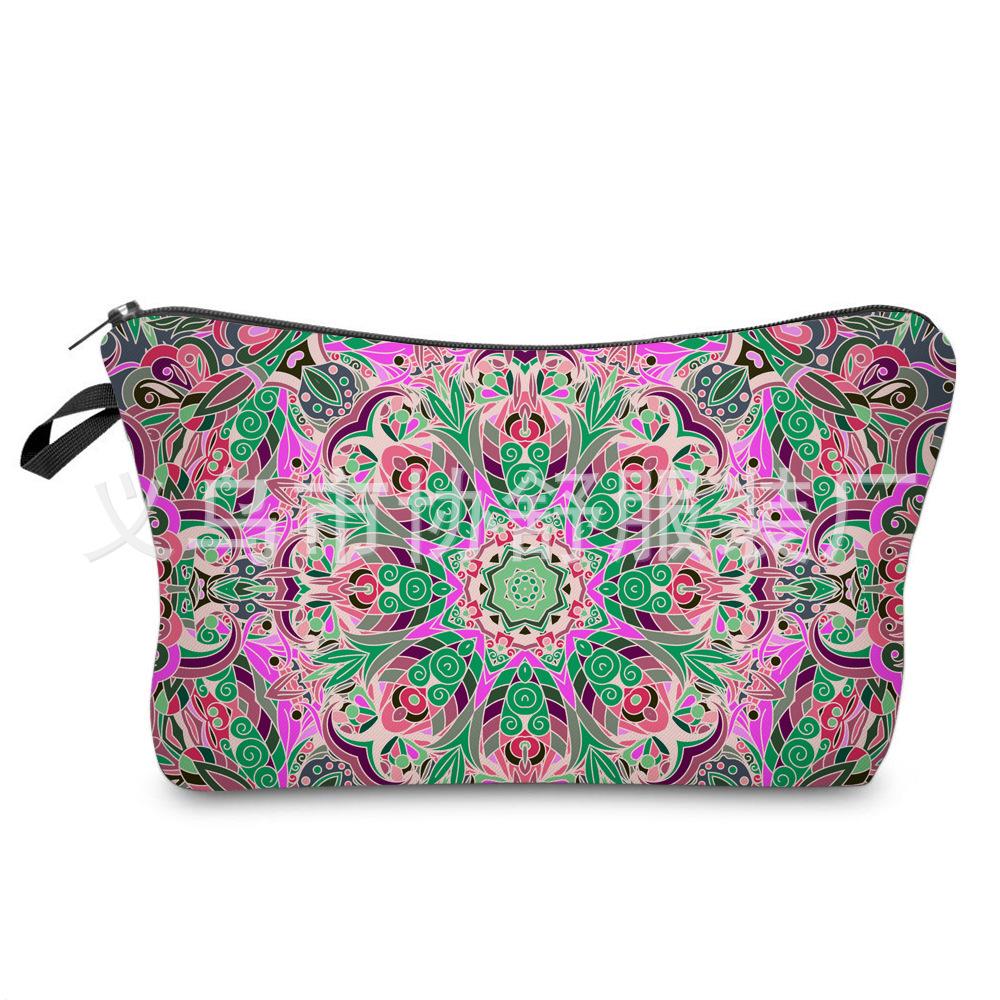 3D Printed Datura Makeup & Clutch Bag - Women's Storage Toiletry Bag