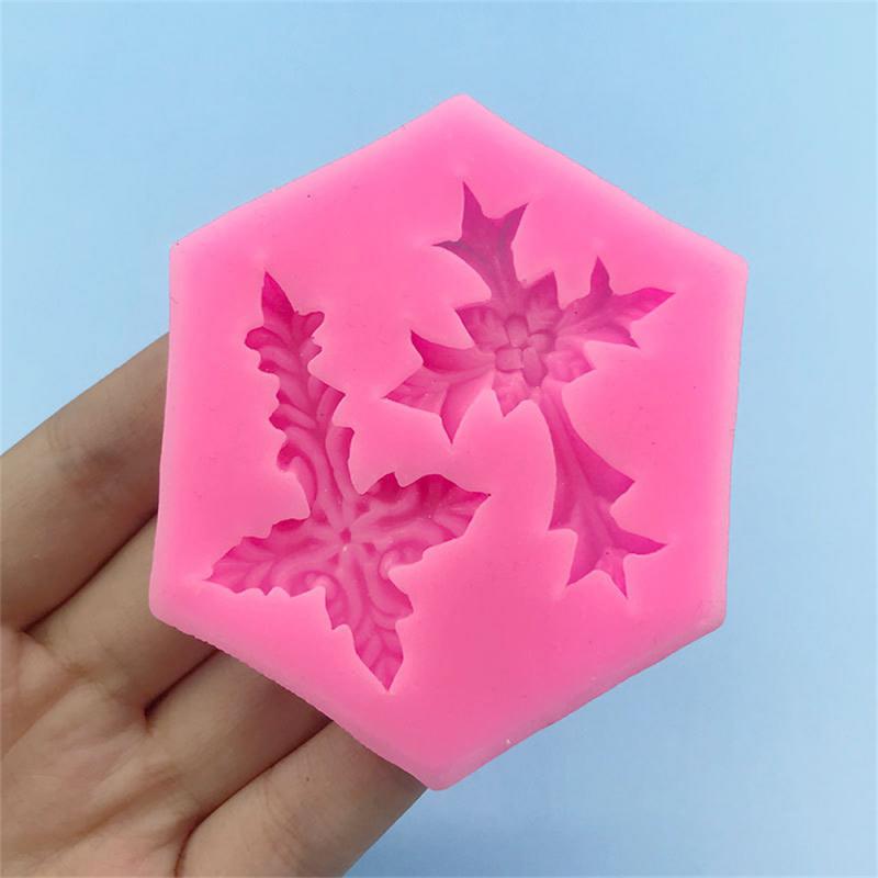 Silicone Cake Molds 2 Gothic Flower Cross Chocolate Baking Tools Resin Art Decoration Handmade DIY Multifunctional Molds