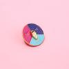Rotation Pointer Badge Pin Backpacks Lapel Pin Gender Identity Brooch Button