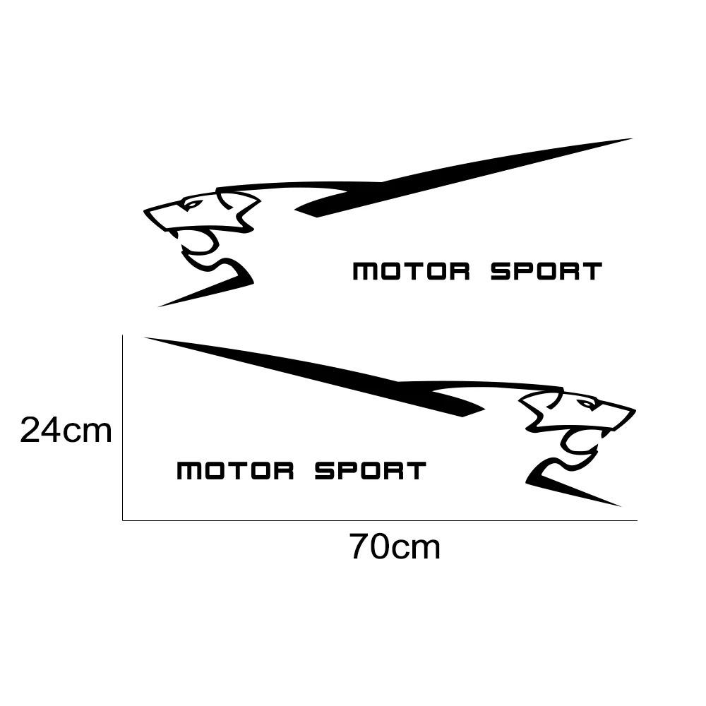 Sport Side Body Decals for Peugeot