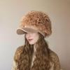 Γλυκός Κουλ Καυτός πλεκτός σκούφος μπέιζμπολ μοντέρνος φθινοπωρινός και χειμερινός σκούφος γυναικείο καπέλο με γείσο καπέλο δροσιάς μικρό καπέλο περούκας