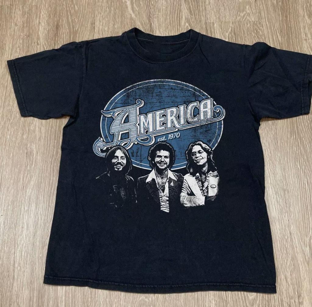 Rara T-shirt in Cotone Band America 1970 Regalo Per Fan Dalla S alla 5XL T-shirt