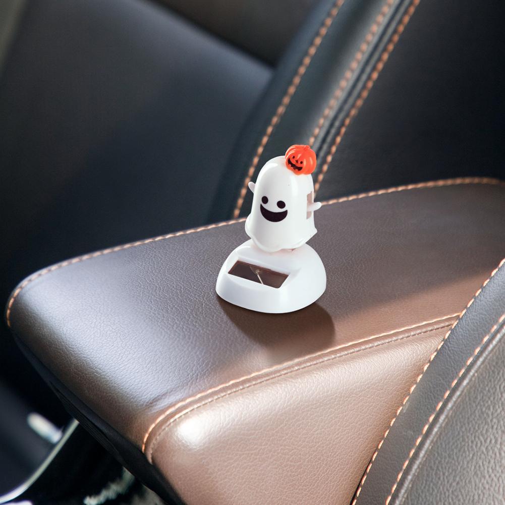 NEW Kind Halloween Solar Energy Creative Bobble Head Doll Car Decorations Cartoon Decorations Children's Gifts