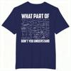 Funny Math Physics Short Sleeve Tshirt Crew Neck Fashion Clothes Science Teacher Print Graphic Tee Math Teacher Gifts Tshirt