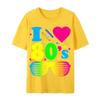 I Love The 80s T Shirts For Men Party Funny Vintage Brithday T Shirt Best Gift Tops & Tees Pure Cotton Casual