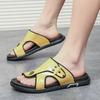 Summer Men Sandals European American Casual Flat Heel Breathable Comfortable Fashionable Beach Sandals Sizes 39-47 Men Sandals