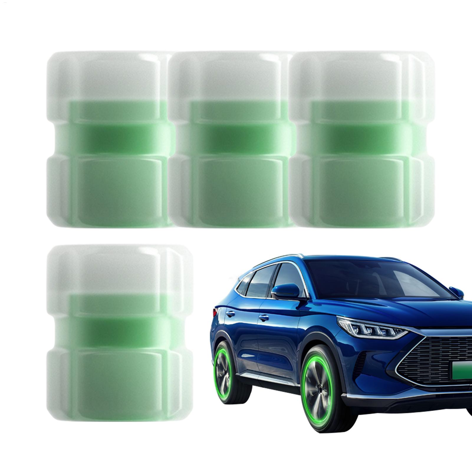 

Tire Valve Caps 4 Pieces Glow In Dark Cover Gadget Tire Stem Valve Caps For Automotive Vehicle Night Outdoor Garage Sport Wheel China Mainland