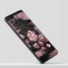 Phone Case For Oneplus 13R 12R 10R 13 12 11 10T Nord N100 N10 Z N30 CE 3 2 2T Pro Lite 5G Soft TPU Cover Gold Rose Love Heart