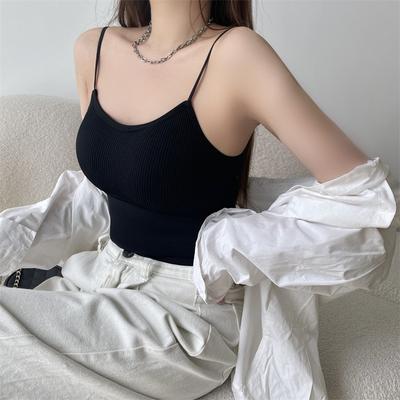 Damen Sommer Camisole Kurz Slim Lässige Weste