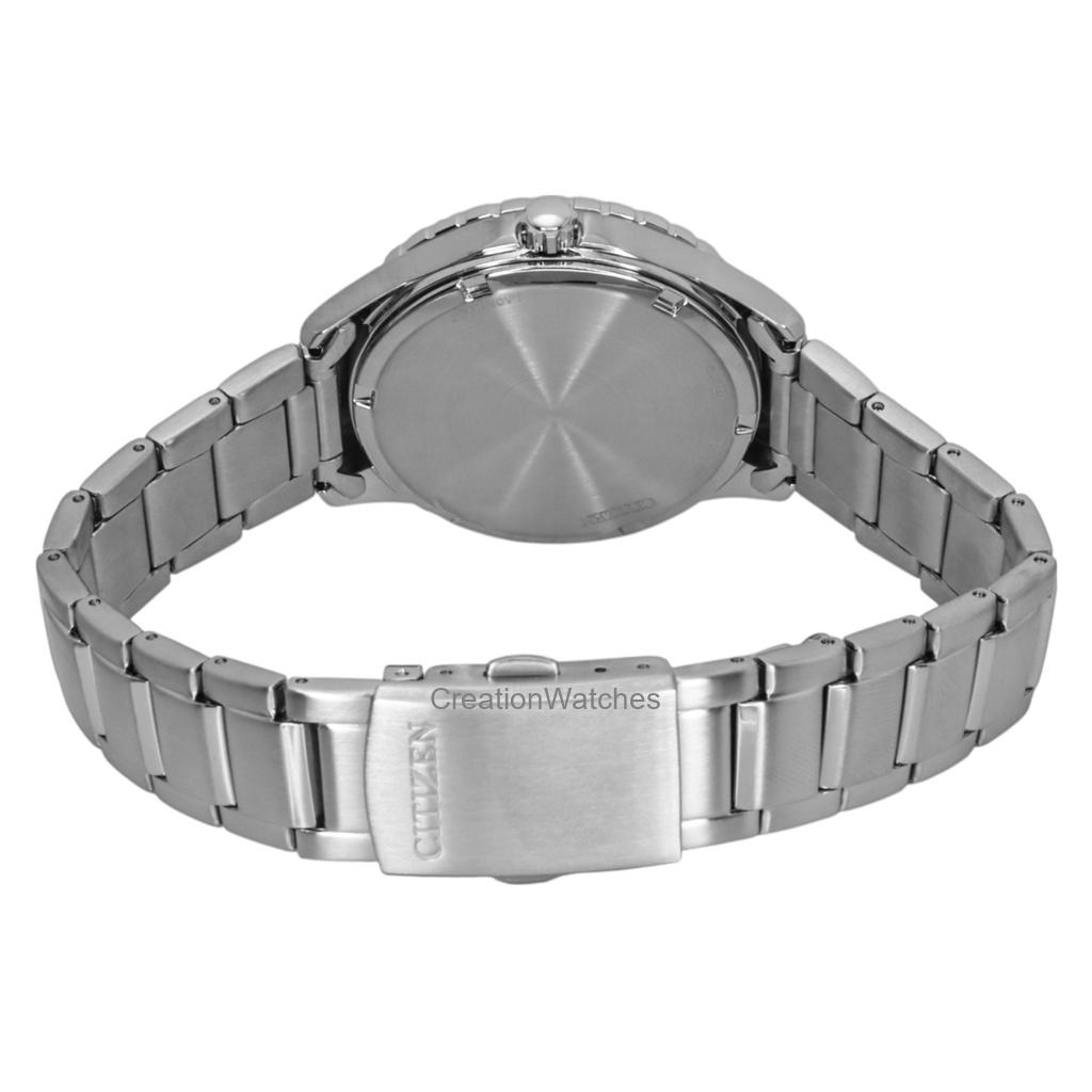 Citizen Eco-Drive Stainless Steel Green Dial AW1828-80X 100M Unisex Watch