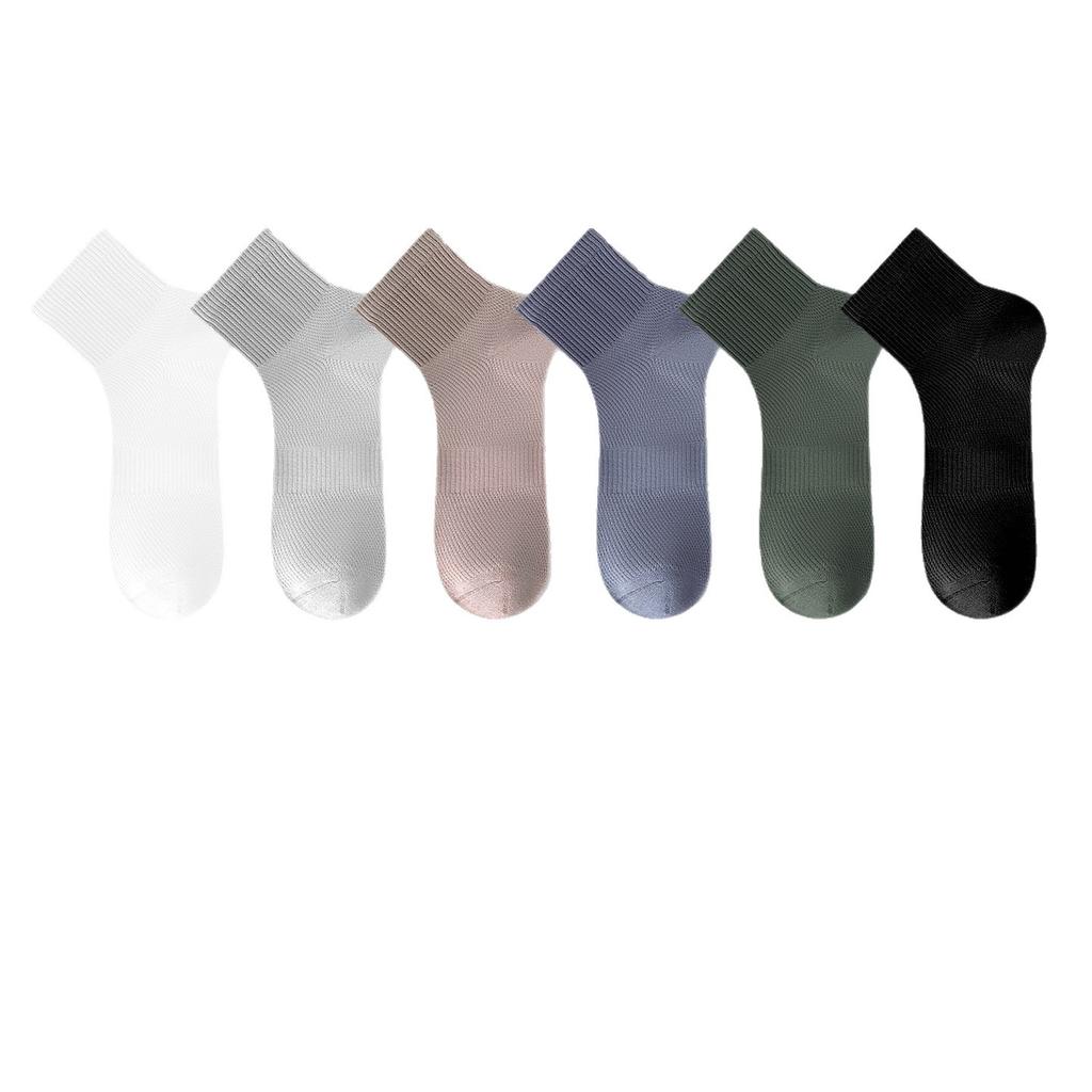 Silk Stockings for Men In Summer, Antibacterial, Deodorizing and Breathable, White, Ultra-thin, Ice-silk Mesh Stockings