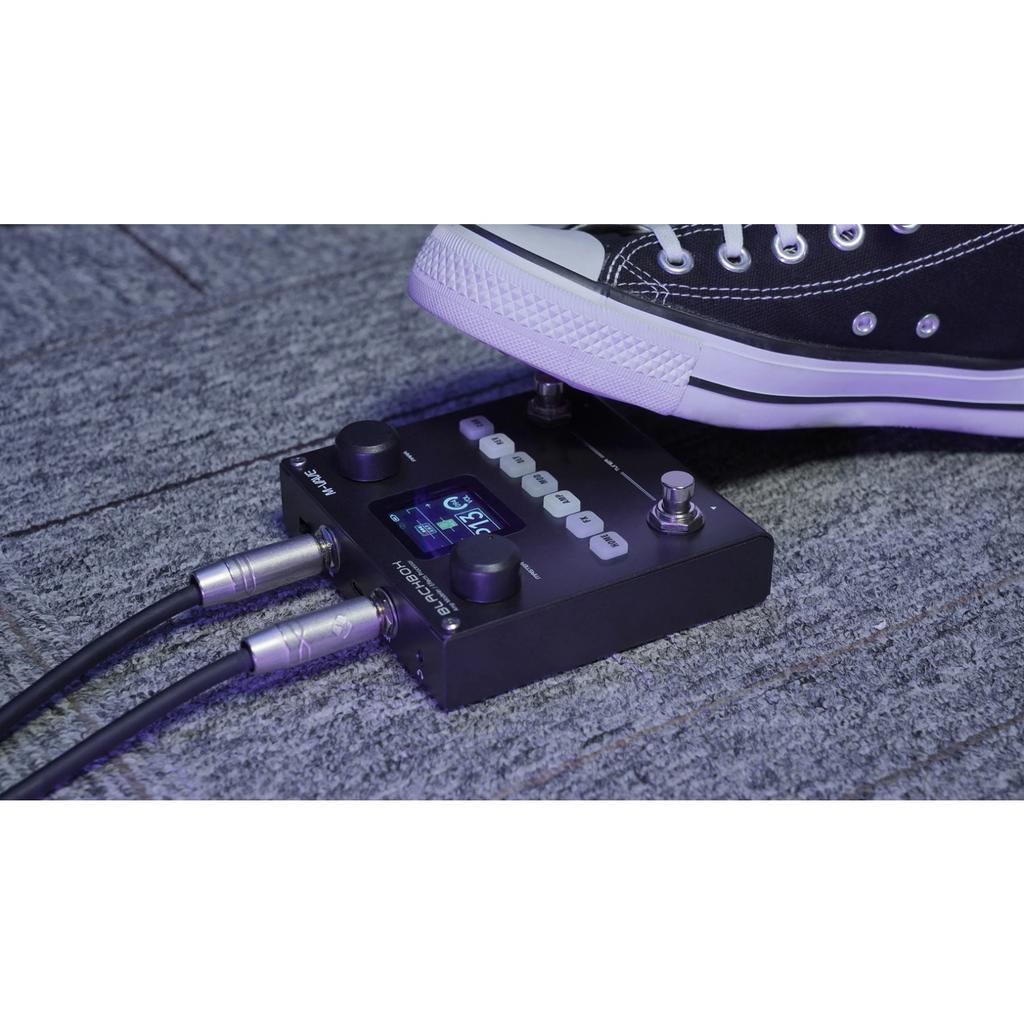 Processador de Efeitos Múltiplos Modelador de Amplificador de Guitarra / Baixo Blackbox Recarregável para Guitarra Elétrica Baixo