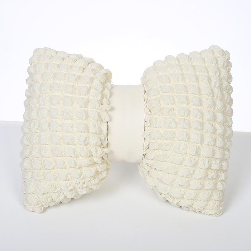 Oreiller Respirant de Soutien du Cou et des Lombaires pour Voiture - Repose-tête Confortable et Dossier Accessoire d'Intérieur