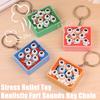 Stress Relief Toy Farting Machine Key Chain Interactive Decompression Toy Compact Prank Toy for Home