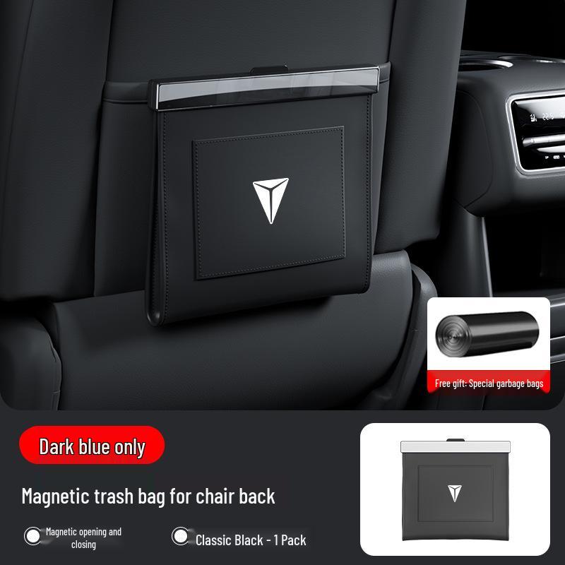 Deepal S7/G318/SL03 Magnetic Waterproof Leather Car Trash Bag for Seat Back