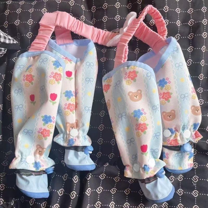 

Pet cats and dogs go out for a walk Dust pants Medium and small dogs Four Seasons Anti-dirty four-legged pants Medium and small dogs 2XL back 45 about 14-9 kg