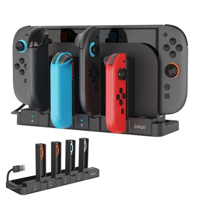 PhyiFlbey Kompatibles Ladegerät für Switch 2 und Nintendo Switch Kompatibel mit Nintendo Switch 2 und Switch Lädt 4 Integriert Einfach Enthält LED