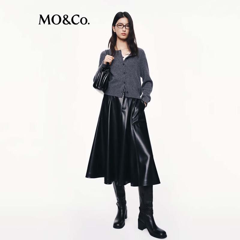 MO&Co. Women's Wool & Cashmere Blend Cardigan
