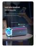 AI Smart Bluetooth Speaker T16: Dual Speakers, Large Volume, Card Slot, Long Battery Life, Subwoofer
