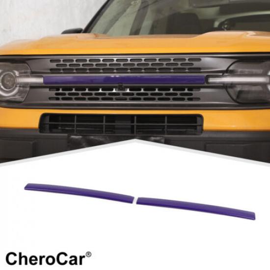 Purple Front Grille ert Cover Trim Accessories For Ford Bronco Sport +