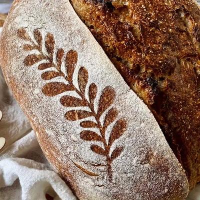 9-Piece Reusable Bread Baking Template, 5.9 X 5.9 Inches - For Artistic Decoration, Baking Decoration Template