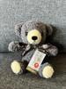 Limited Edition Childlike Tag with Fluffy Charcoal Made in Plush Teddy Birthday Celebration Color, Ribbon, Bear, Small, Gray, Japan, Toy, Bear,