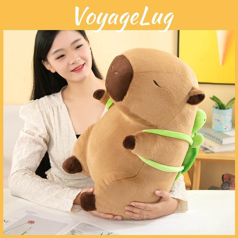 Plush Capybara Backpack Toy Stuffed Animal Doll Cartoon Kids Birthday Gift