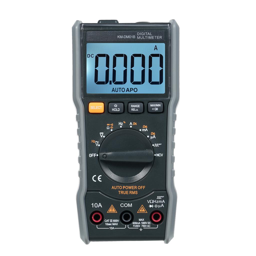 KM DM01B Smart Digital Multimeter Auto Range 6000 Counts NCV Universal Meter Handheld Multifunctional Tester Voltmeter