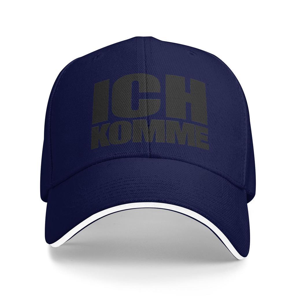 ICH KOMME LOGO Baseball Cap  Unisex Men Design Trucker Hat Summer Casual Running Hippie High Quality Baseball Caps
