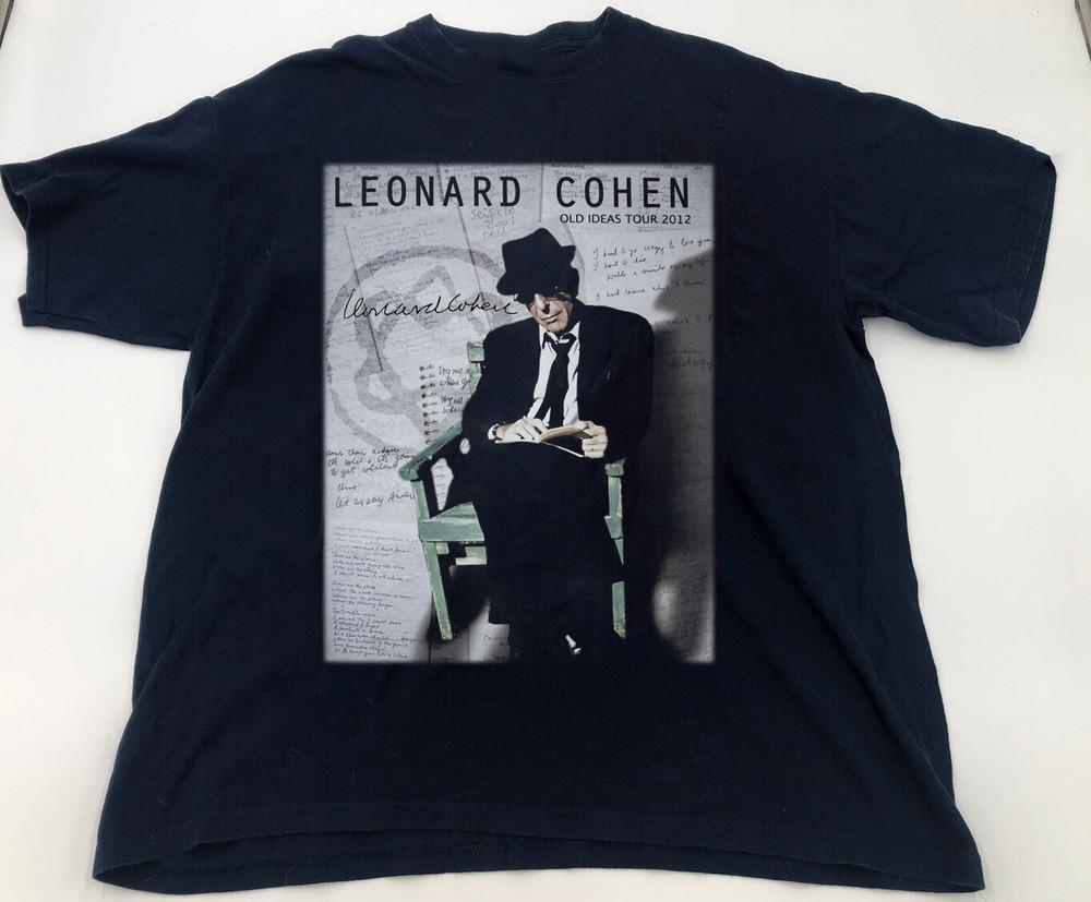 

Leonard Cohen Old Ideas Tour 2022 Gift For Fan All Size S to 5XL T-SHIRT TMB1726 Unisex T-Shirt S