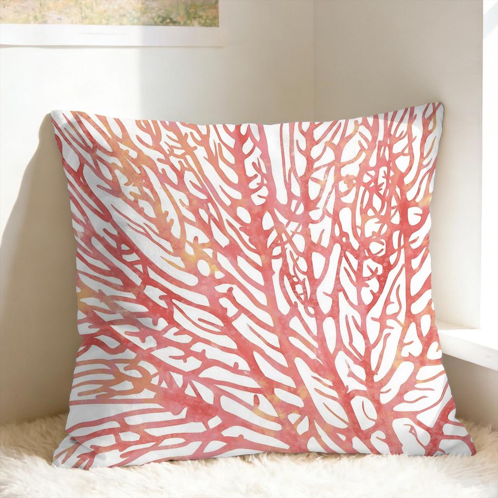 Coral Pillowcases Funny Pillow Case For Living Room Bed Chair Comfy Pillow Cover