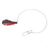 Release Clip 30 cm Leader 360° Rotation Fishing Gear Downrigger Line Snap for Outdoor