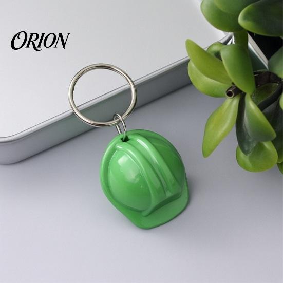 Miniature Helmet Charm 5Pcs Mini Security Keychain, Simulated Construction Key Hard Hat Pendant Ring Holder, Decorative Keychain for Backpacks
