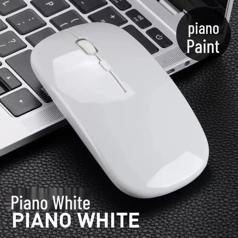 Rechargeable Dual-Mode Wireless Bluetooth Mouse with Custom Logo - Silent & Luminous for Business and Gaming
