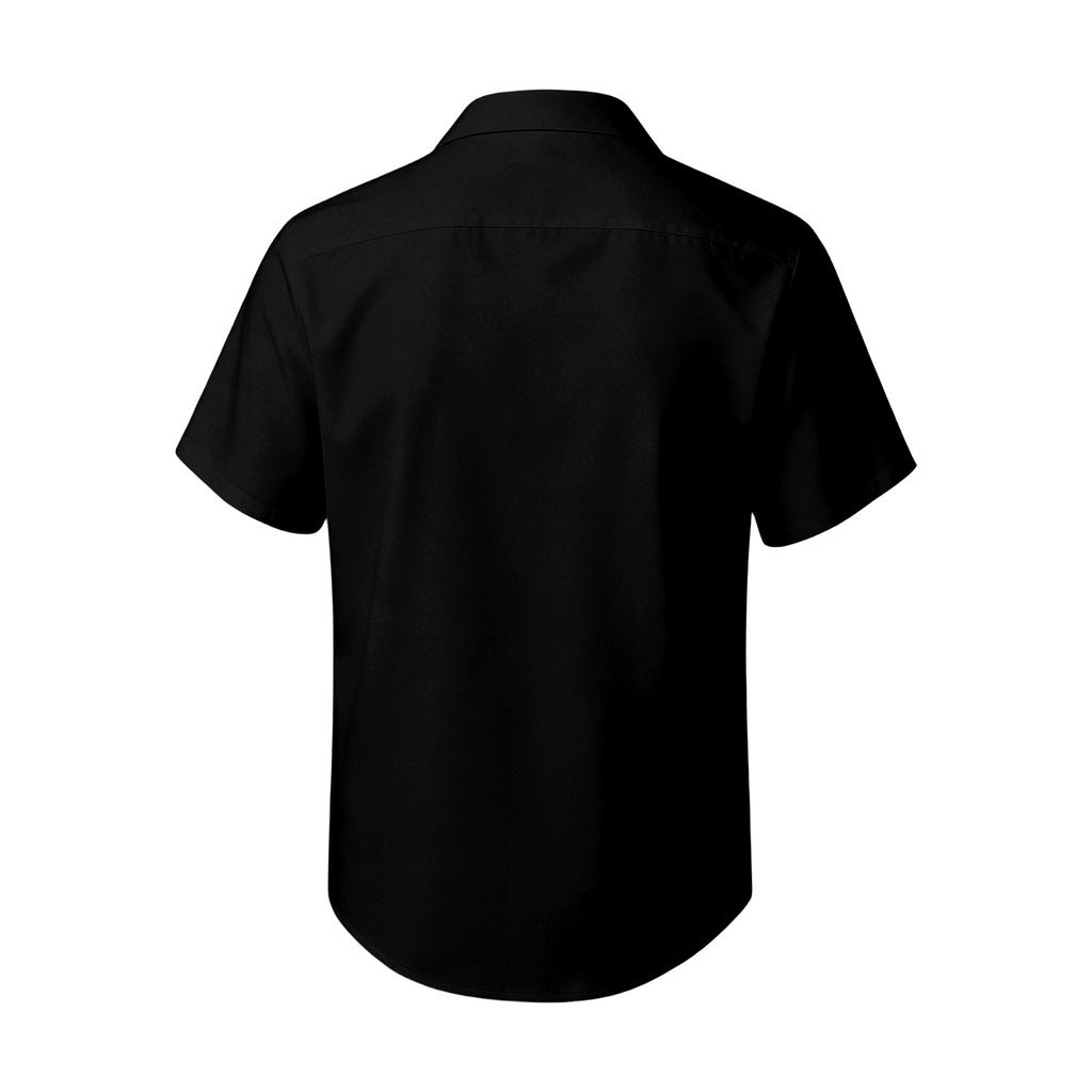 Men's Casual Short Sleeve Halloween Print Shirt