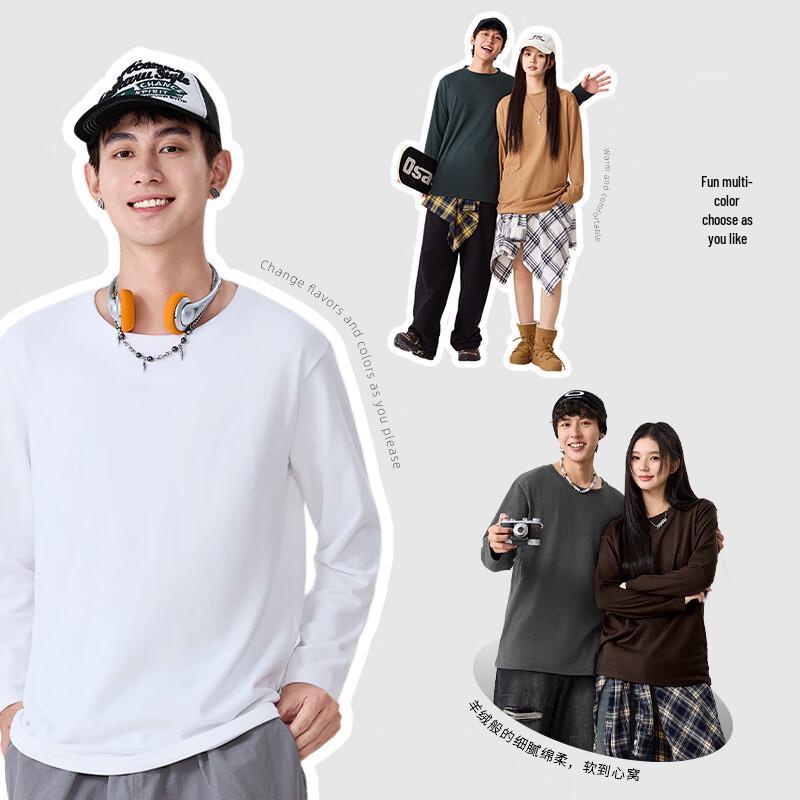 Baleno Herre Fleecefôret Langermet Base Layer T-skjorte