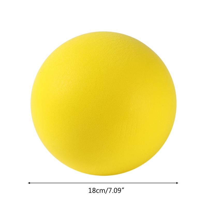 18CM Mute Ball Baby Outdoor Toy Solid Sponge Soft Elastic Ball Children's Indoor Sports Noise Reduction Ball Development Games