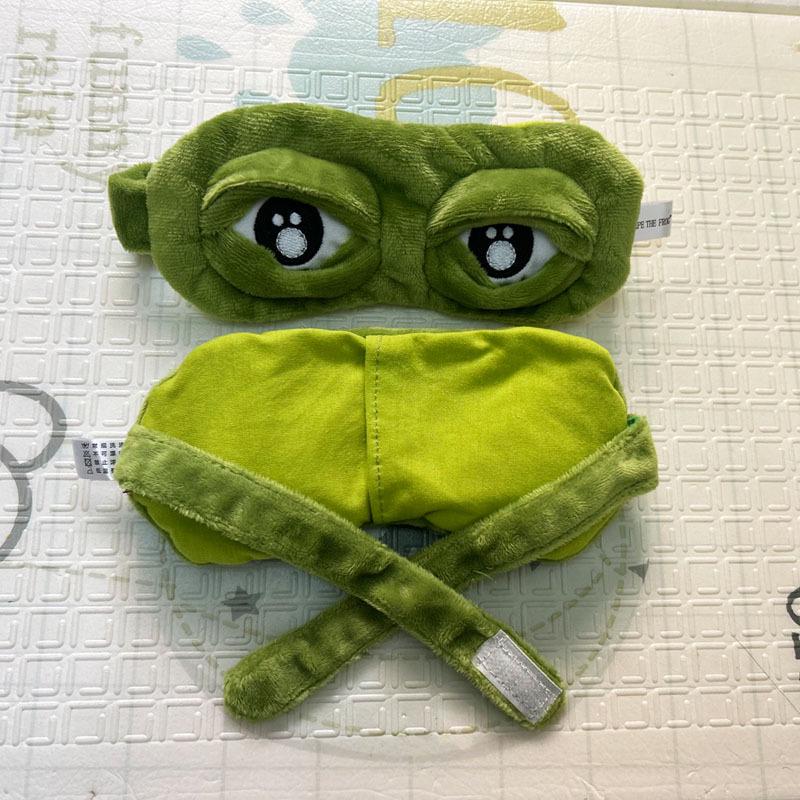 Lonely Frog Sad Eye Mask - Breathable & Funny Anime-inspired Peripherals