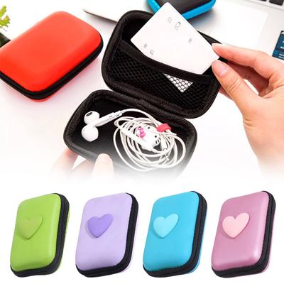New Eva Storage Box Love Pattern Portable Earphone Bag Universal Waterproof Storage Bag
