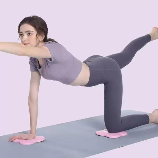 Yoga Knee Pads Extra Thick EVA Anti-slip Sports Pain Relief Cushion Men Women Plank Pilates Elbow Joint Protector Kneeling Mat Fitness Equipment