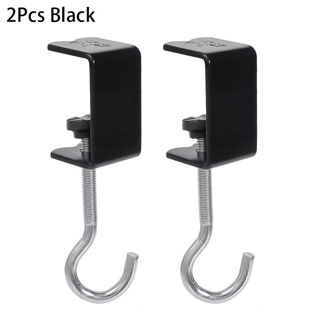 

1/2 шт. Рюкзак Сумка Подвесной Крючок Домашний Школьный Офисный Крючок для Хранения Универсальный Крючок для Края Стола 2Pcs Black