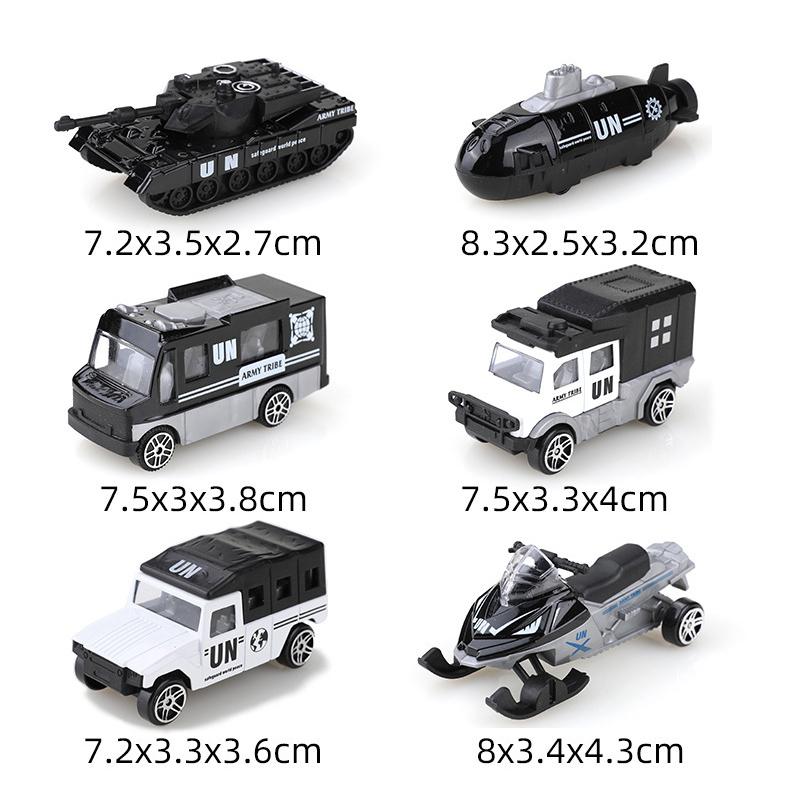 Children 1:64 Alloy Sliding Car Toys Flexible Racing Tracks Cars Accessories Retro Sports Cars Model Police Engineering Vehicles